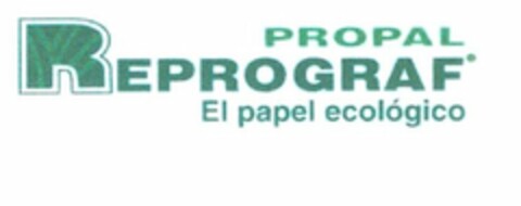 PROPAL REPROGRAF EL PAPEL ECOLÓGICO Logo (USPTO, 13.09.2009)