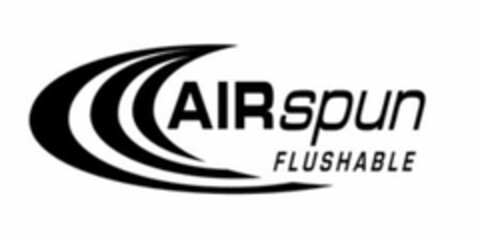 AIRSPUN FLUSHABLE Logo (USPTO, 13.09.2011)