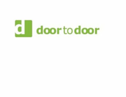 D DOOR TO DOOR Logo (USPTO, 08.07.2014)