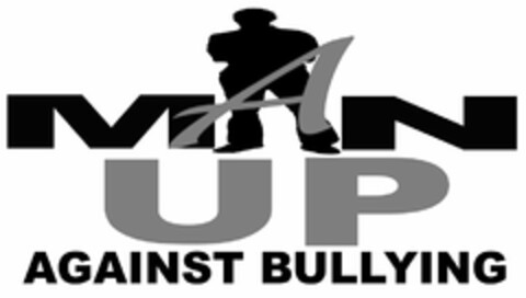 MAN UP AGAINST BULLYING Logo (USPTO, 15.08.2014)