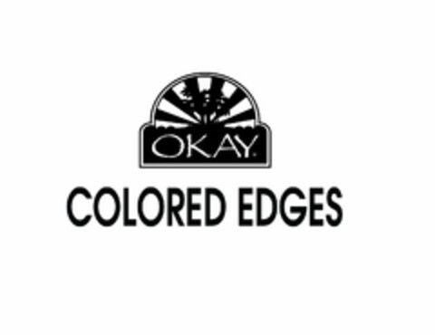 OKAY COLORED EDGES Logo (USPTO, 12.06.2015)