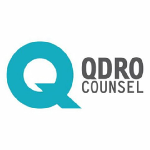 Q QDRO COUNSEL Logo (USPTO, 09/07/2018)