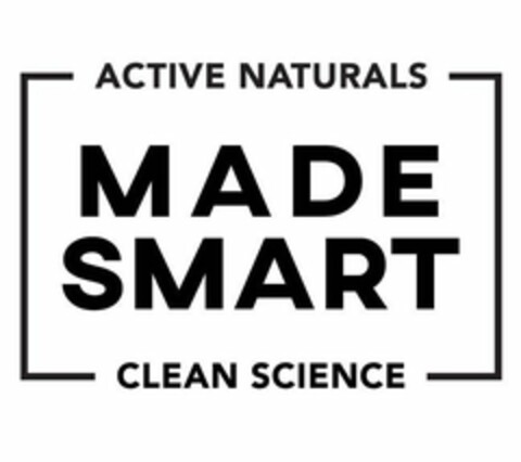 MADE SMART ACTIVE NATURALS CLEAN SCIENCE Logo (USPTO, 30.04.2019)