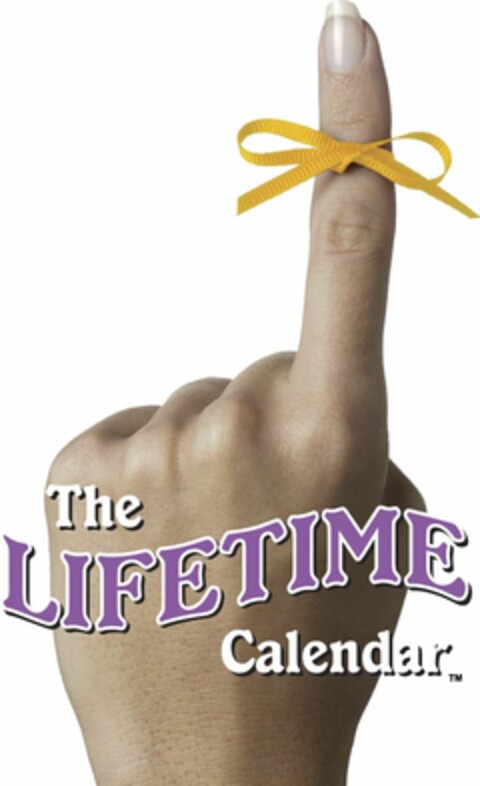 THE LIFETIME CALENDAR Logo (USPTO, 04.02.2009)