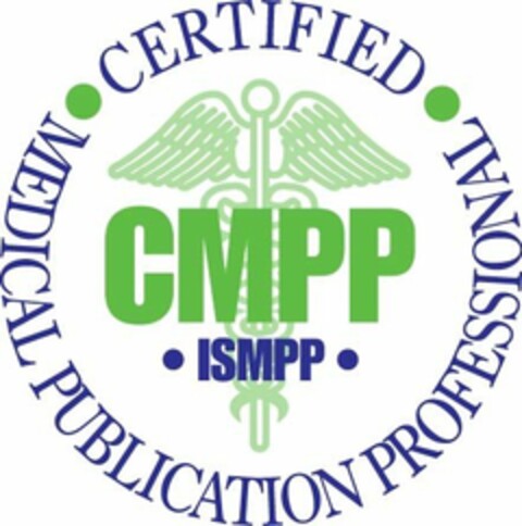 · CERTIFIED · MEDICAL PUBLICATION PROFESSIONAL CMPP · ISMPP · Logo (USPTO, 02/06/2009)