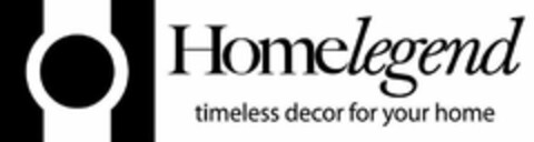 HOMELEGEND TIMELESS DECOR FOR YOUR HOME Logo (USPTO, 28.03.2009)