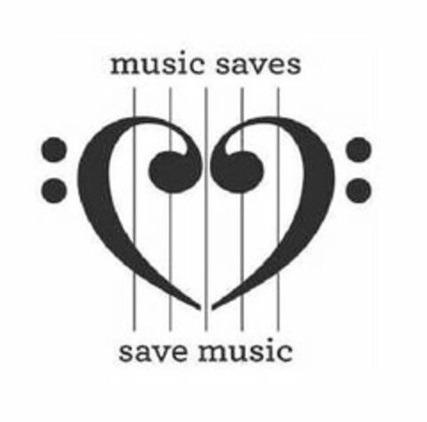 MUSIC SAVES SAVE MUSIC Logo (USPTO, 04.12.2009)
