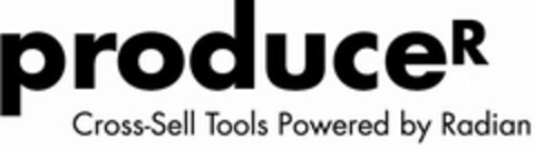 PRODUCER CROSS-SELL TOOLS POWERED BY RADIAN Logo (USPTO, 09/13/2010)