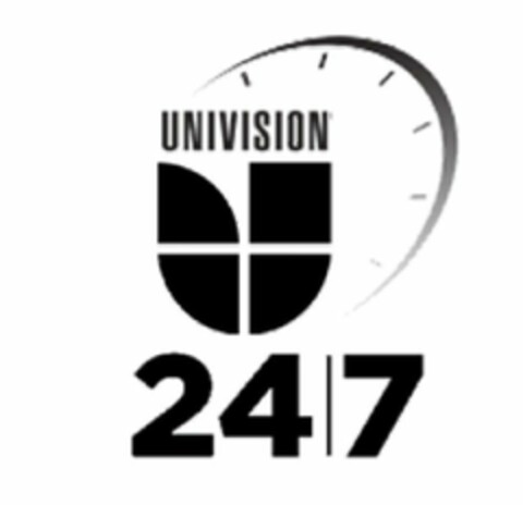 UNIVISION U 24 |7 Logo (USPTO, 23.06.2011)