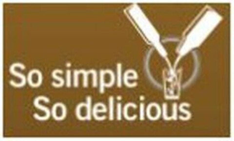 SO SIMPLE SO DELICIOUS Logo (USPTO, 21.09.2011)