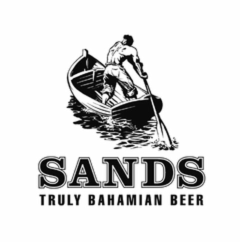 SANDS TRULY BAHAMIAN BEER Logo (USPTO, 10.08.2012)