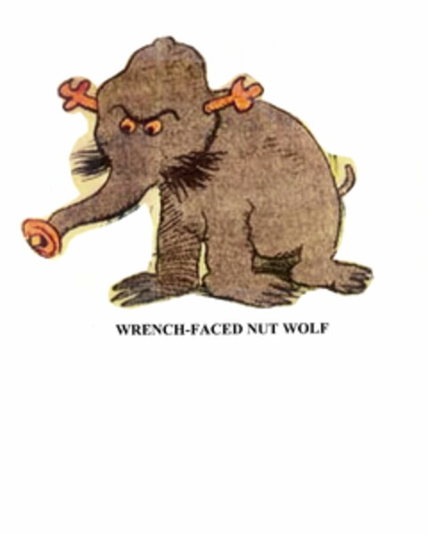 WRENCH-FACED NUT WOLF Logo (USPTO, 19.03.2013)