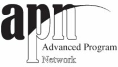 APN ADVANCED PROGRAM NETWORK Logo (USPTO, 05.07.2013)