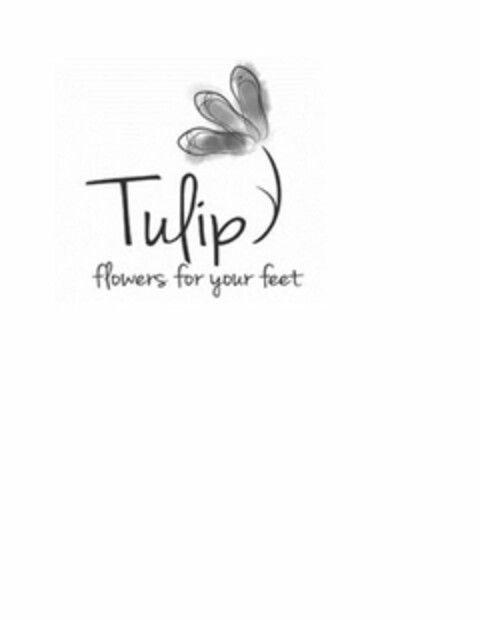 TULIP FLOWERS FOR YOUR FEET Logo (USPTO, 09/18/2013)