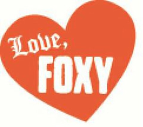 LOVE, FOXY Logo (USPTO, 04.02.2014)