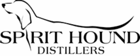 SPIRIT HOUND DISTILLERS Logo (USPTO, 08.09.2014)