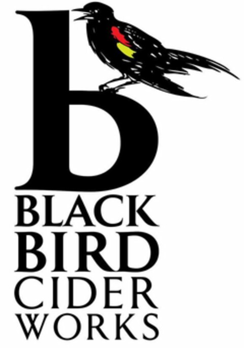 B BLACK BIRD CIDER WORKS Logo (USPTO, 12/10/2014)