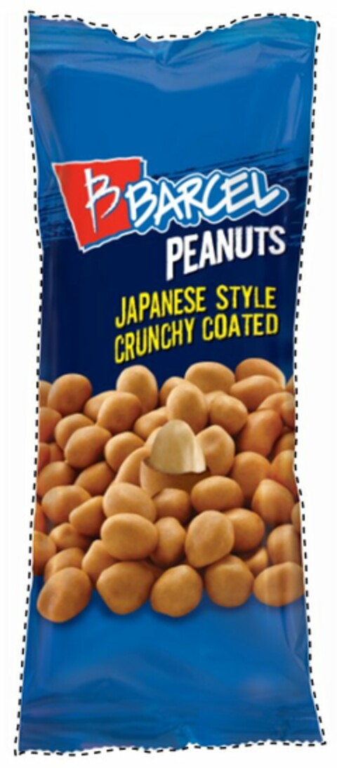 B BARCEL PEANUTS JAPANESE STYLE CRUNCHY COATED Logo (USPTO, 14.01.2015)