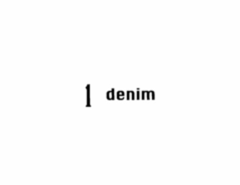 1 DENIM Logo (USPTO, 15.07.2015)