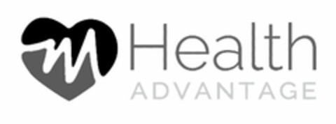 M HEALTH ADVANTAGE Logo (USPTO, 27.08.2015)