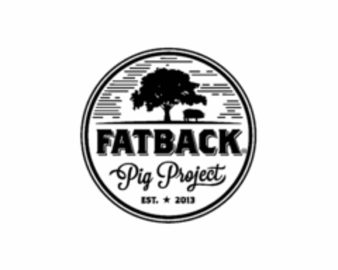FATBACK PIG PROJECT EST. 2013 Logo (USPTO, 06.10.2015)
