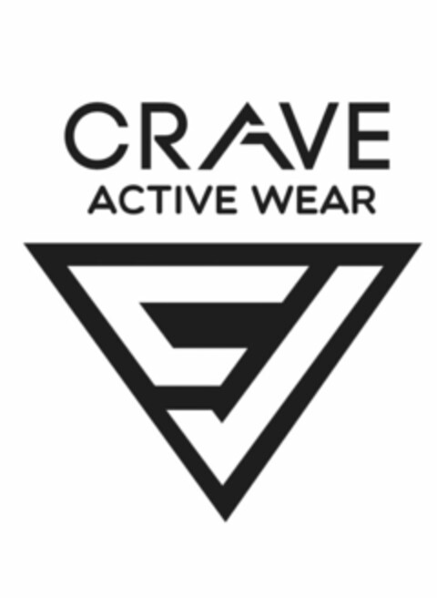 CRAVE ACTIVE WEAR CV Logo (USPTO, 14.12.2016)