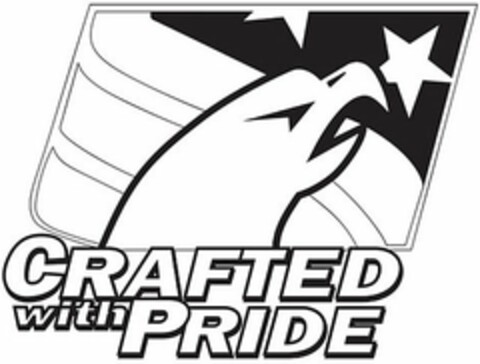 CRAFTED WITH PRIDE Logo (USPTO, 07/12/2017)