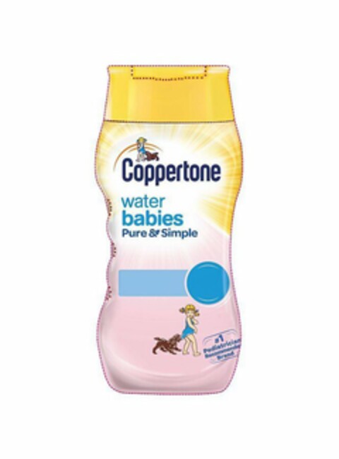 COPPERTONE WATER BABIES PURE & SIMPLE #1 PEDIATRICIAN RECOMMENDED BRAND Logo (USPTO, 21.07.2017)