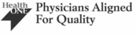 HEALTH ONE PHYSICIANS ALIGNED FOR QUALITY Logo (USPTO, 28.11.2017)