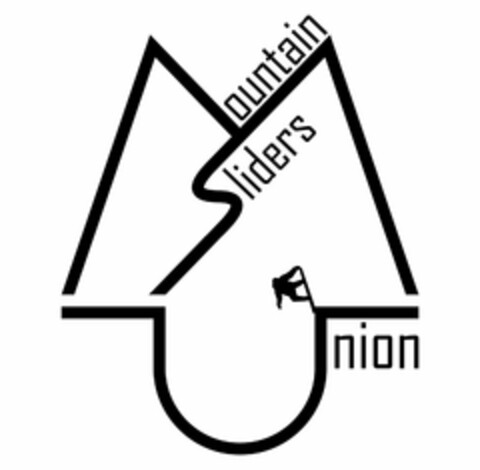 MSU MOUNTAIN SLIDERS UNION Logo (USPTO, 01/30/2018)