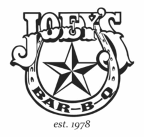 JOEY'S BAR-B-Q EST. 1978 Logo (USPTO, 03/07/2018)