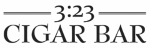 3:23 CIGAR BAR Logo (USPTO, 16.04.2018)