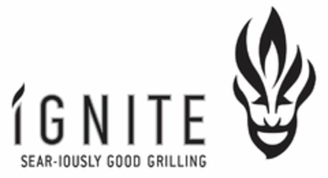 IGNITE SEAR-IOUSLY GOOD GRILLING Logo (USPTO, 27.04.2018)