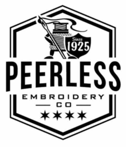 SINCE 1925 PEERLESS EMBROIDERY CO Logo (USPTO, 11.06.2018)