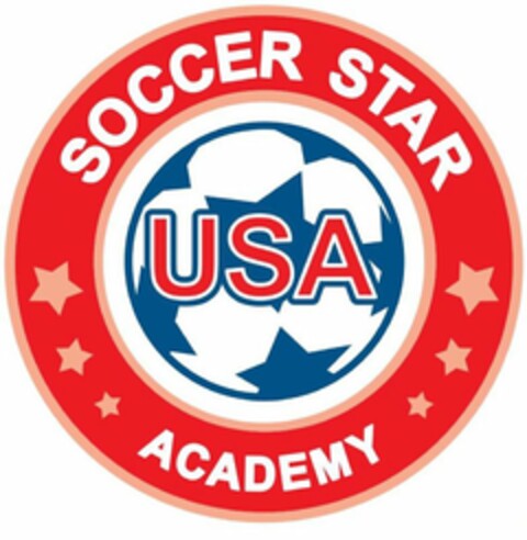 SOCCER STAR ACADEMY USA Logo (USPTO, 08/15/2018)