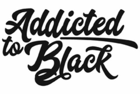 ADDICTED TO BLACK Logo (USPTO, 13.12.2019)