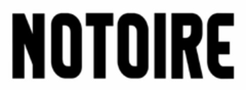 NOTOIRE Logo (USPTO, 10.03.2020)