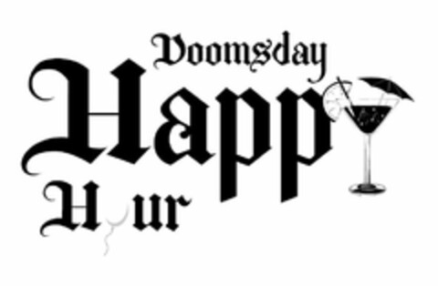 DOOMSDAY HAPPY HOUR Logo (USPTO, 09.07.2020)