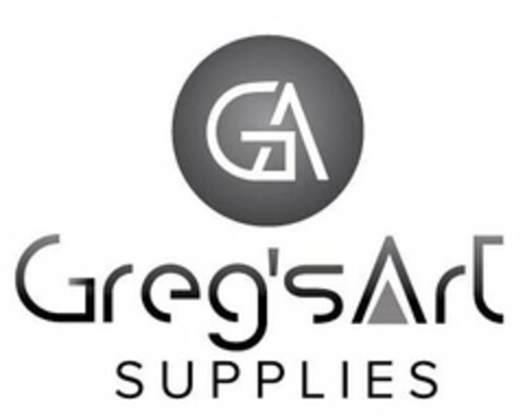 GA GREG'S ART SUPPLIES Logo (USPTO, 09/18/2020)