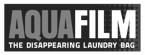 AQUAFILM THE DISAPPEARING LAUNDRY BAG Logo (USPTO, 27.08.2010)