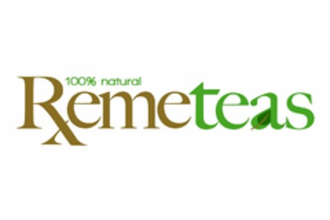 100% NATURAL RXEMETEAS Logo (USPTO, 10/14/2010)