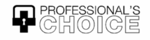 PROFESSIONAL'S CHOICE Logo (USPTO, 10/14/2010)