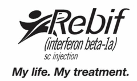 REBIF (INTERFERON BETA-1A) SC INJECTION MY LIFE. MY TREATMENT. Logo (USPTO, 16.12.2010)