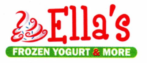 ELLA'S FROZEN YOGURT & MORE Logo (USPTO, 08.06.2011)