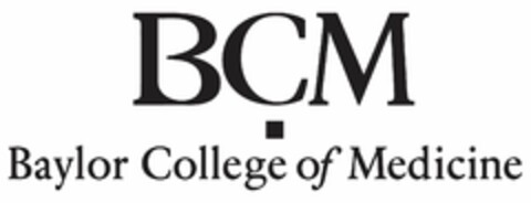 BCM BAYLOR COLLEGE OF MEDICINE Logo (USPTO, 05.01.2012)