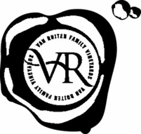 VR VAN RUITEN FAMILY VINEYARDS Logo (USPTO, 03/22/2012)