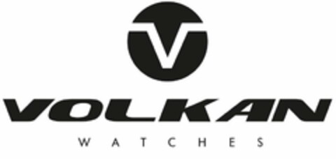 V VOLKAN W A T C H E S Logo (USPTO, 07.06.2013)