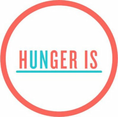 HUNGER IS Logo (USPTO, 04/02/2014)