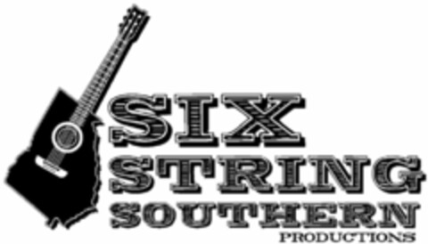 SIX STRING SOUTHERN PRODUCTIONS Logo (USPTO, 17.04.2014)