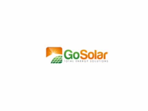 GO SOLAR TOTAL ENERGY SOLUTIONS Logo (USPTO, 08/14/2014)